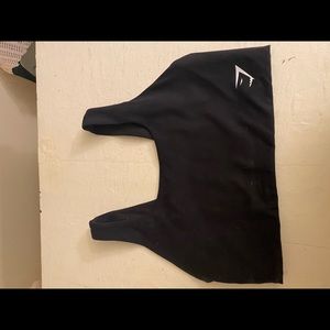 Black Gymshark sports bra